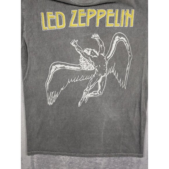 Led Zeppelin Official T Shirt Adult Small Gray Rock Y2k Band London Guitar - Picture 4 of 7
